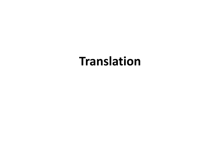 translation