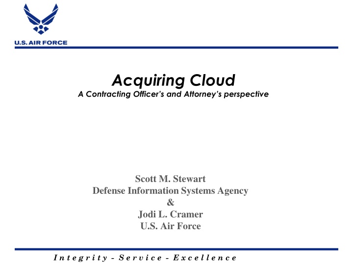 acquiring cloud a contracting officer