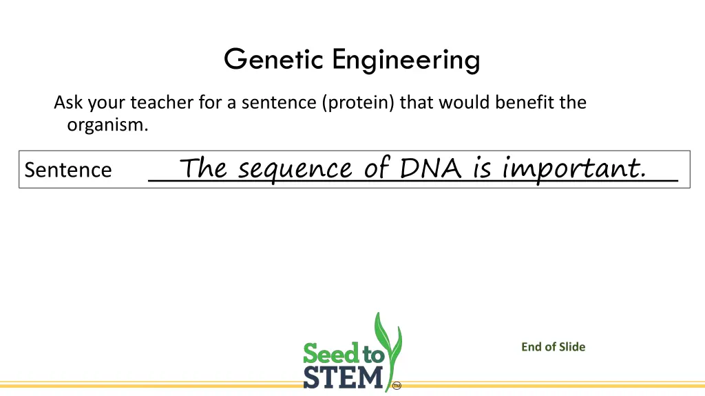 genetic engineering