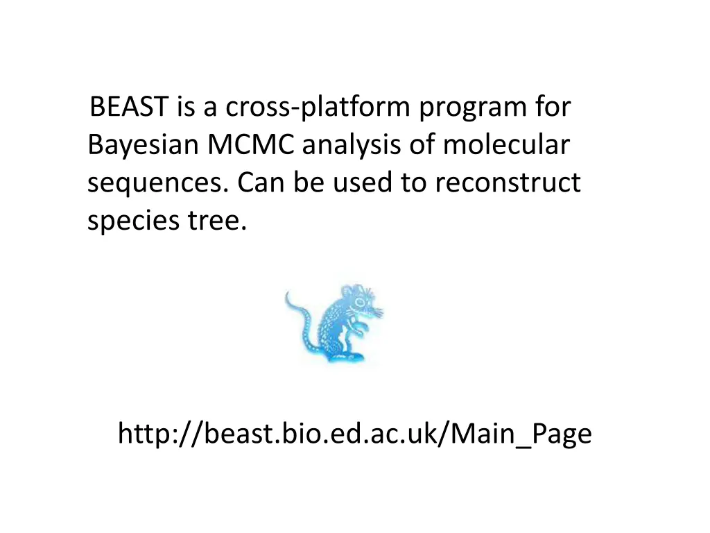 beast is a cross platform program for bayesian