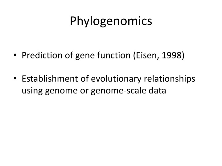 phylogenomics