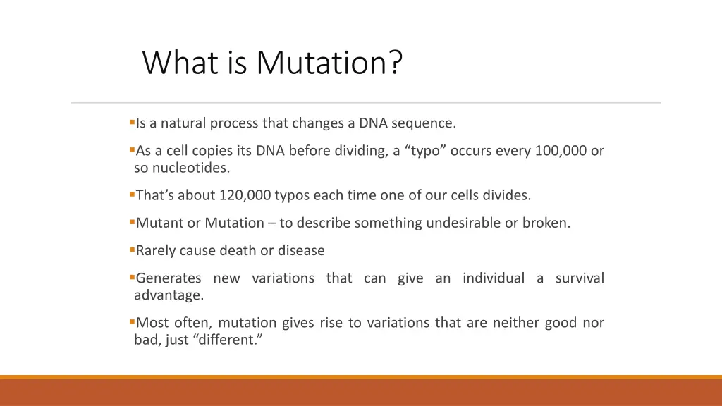 what is mutation