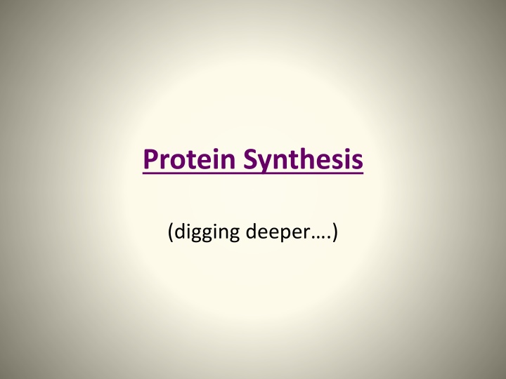 protein synthesis