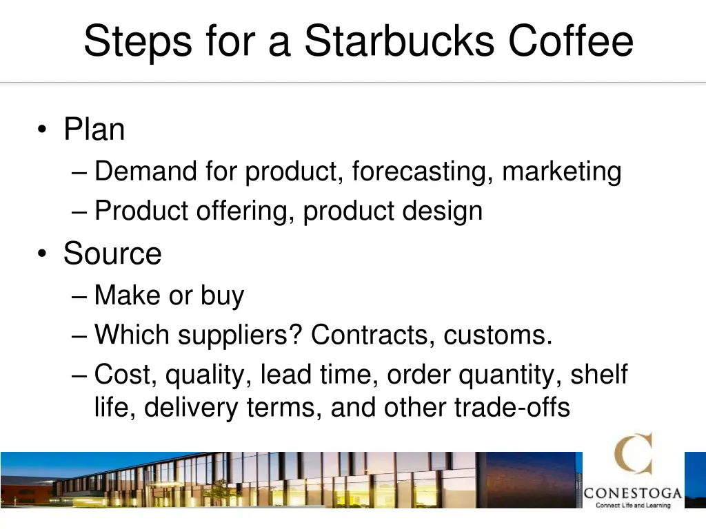 steps for a starbucks coffee