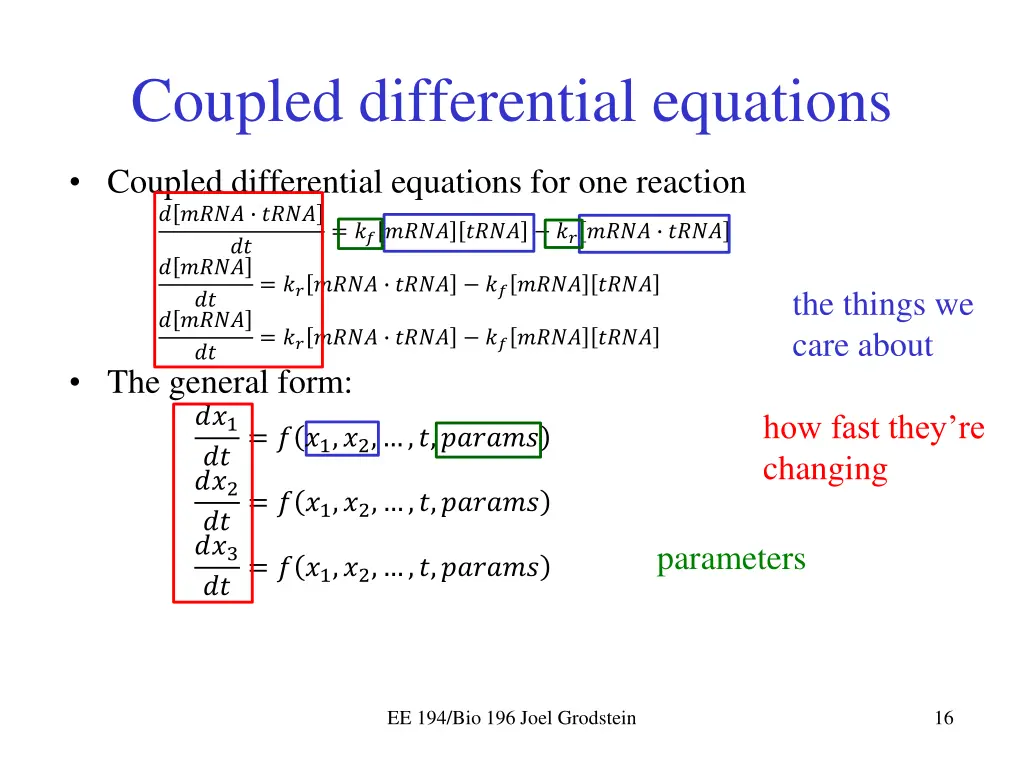 coupled differential equations