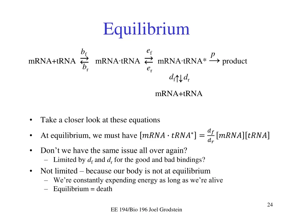 equilibrium