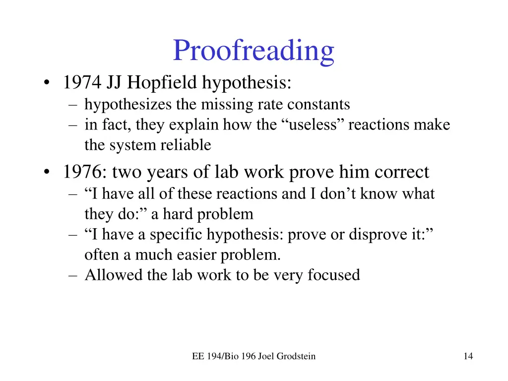 proofreading