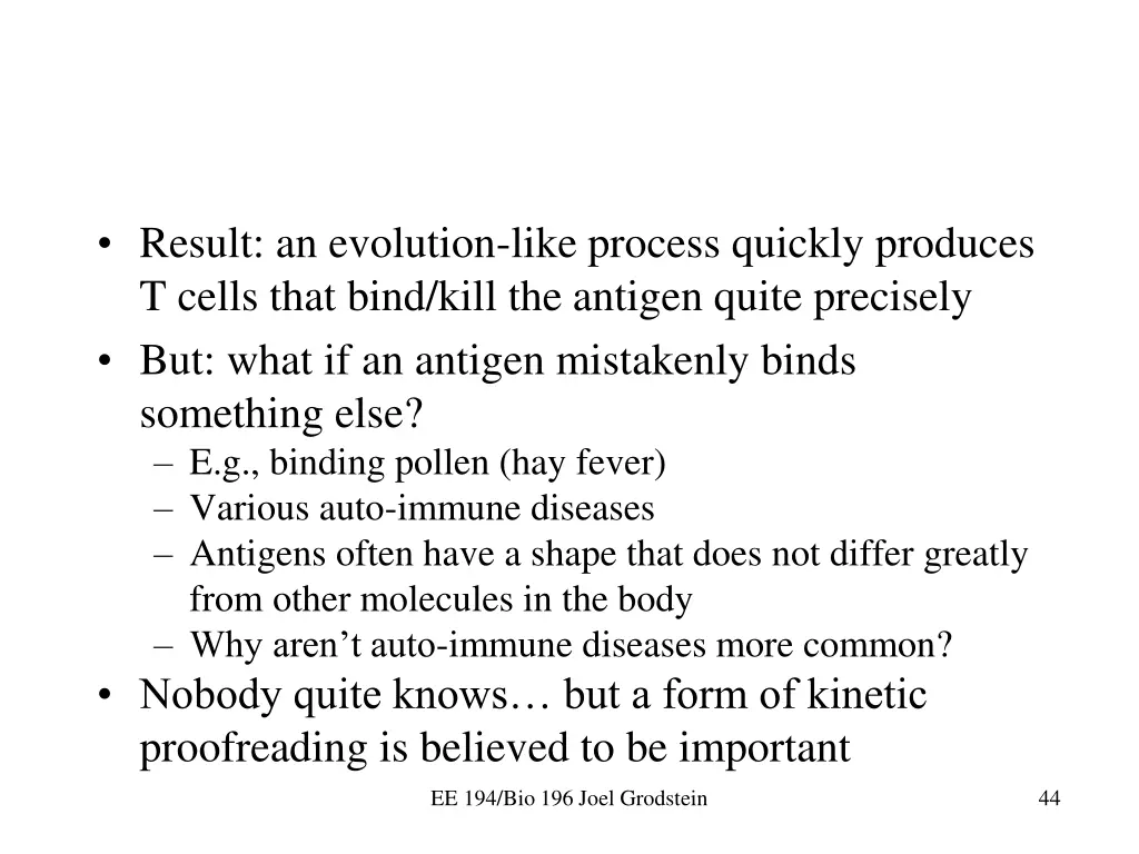 result an evolution like process quickly produces