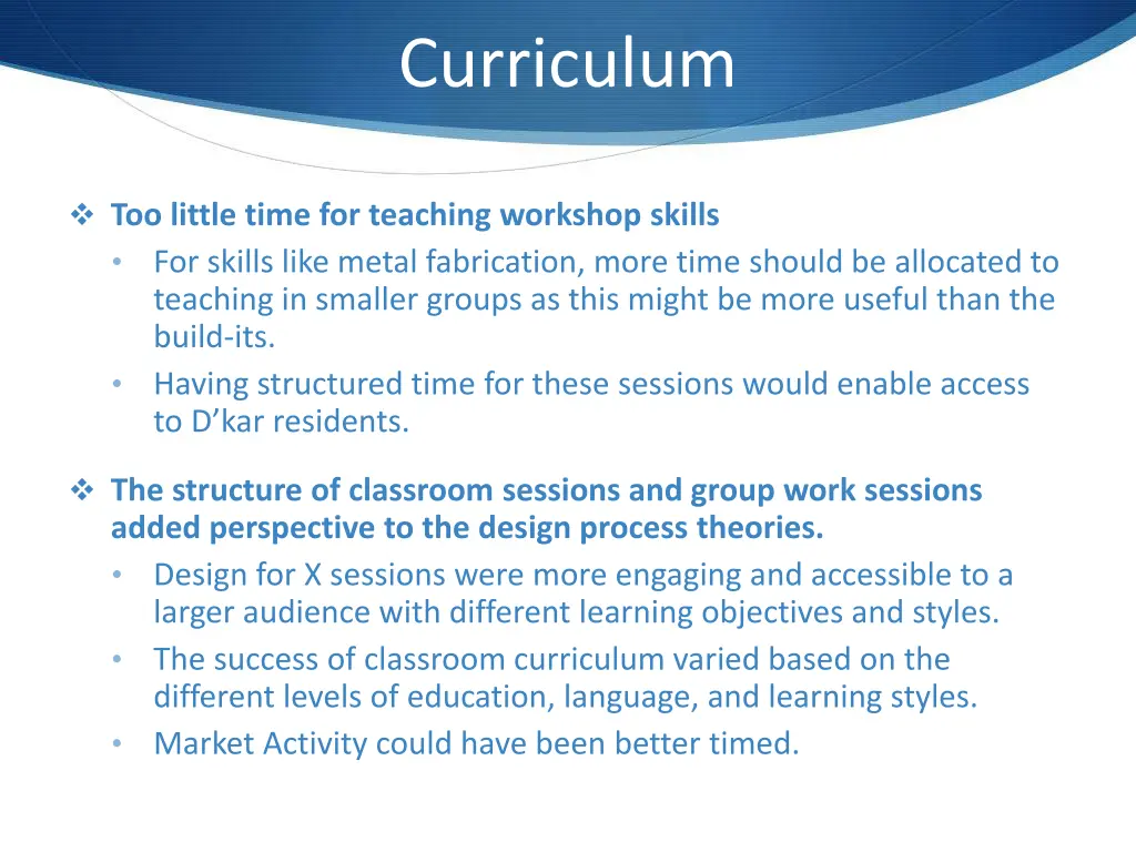 curriculum 1