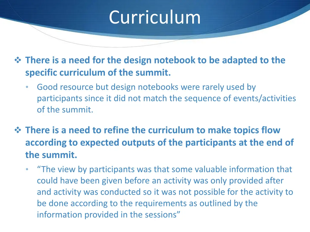 curriculum