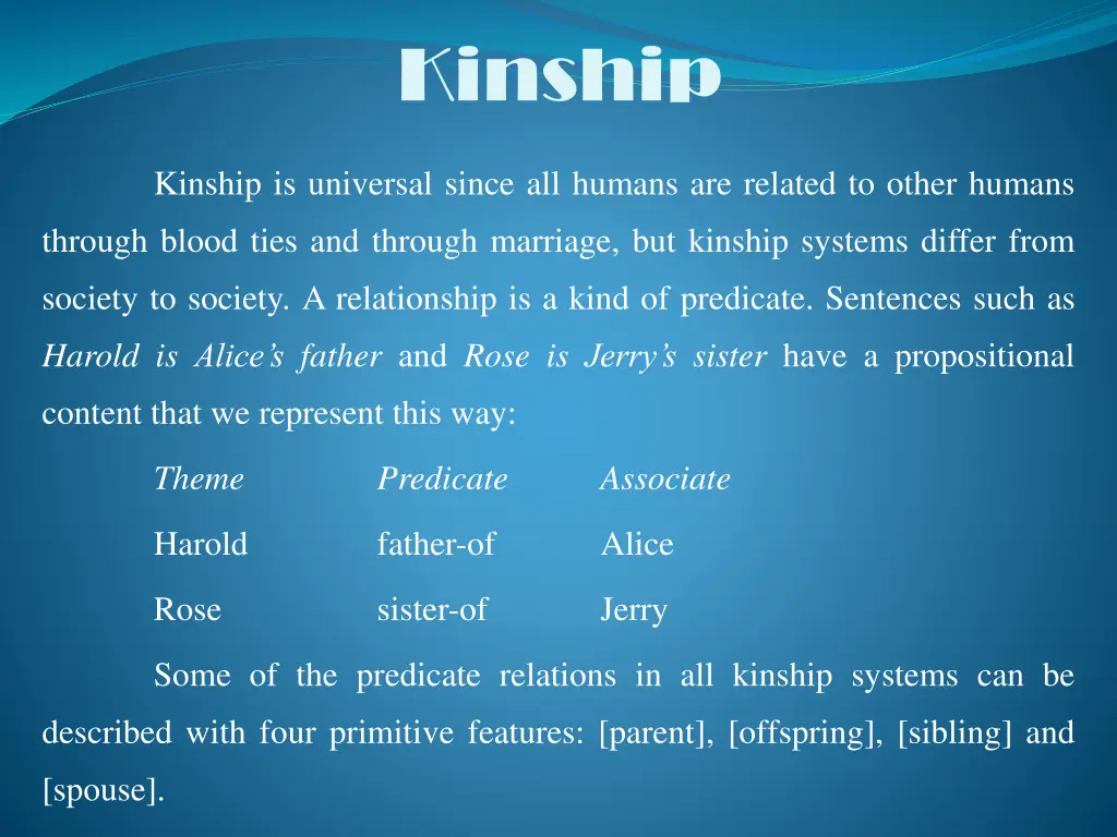 kinship