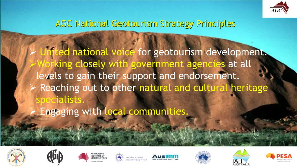 agc national geotourism strategy principles