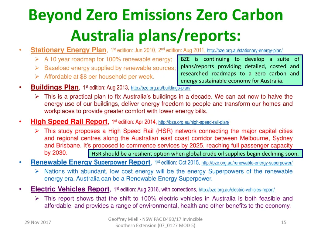 beyond zero emissions zero carbon australia plans