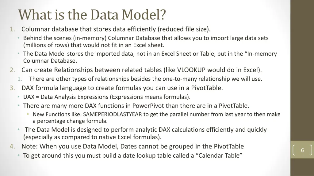 what is the data model 1 columnar database that