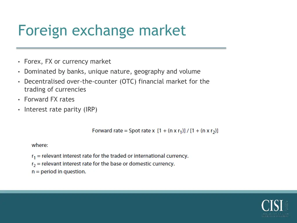 foreign exchange market