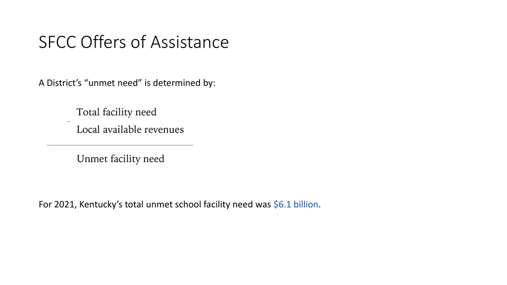 sfcc offers of assistance