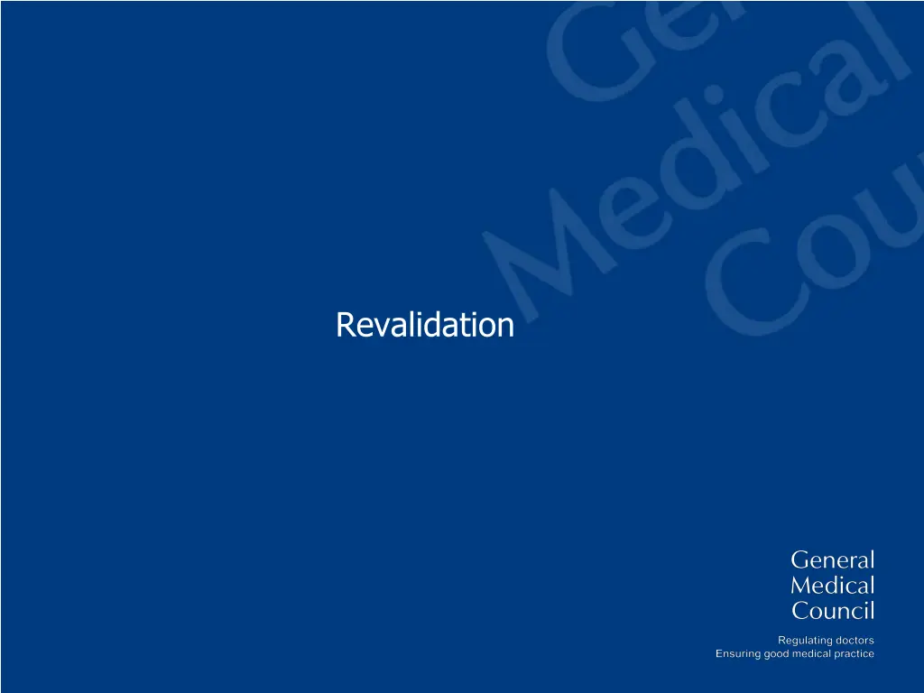 revalidation