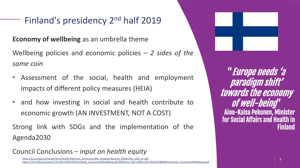 finland s presidency 2 nd half 2019