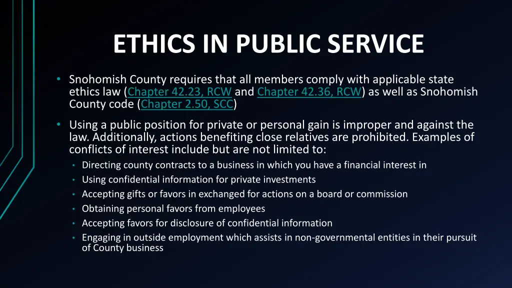 ethics in public service 1