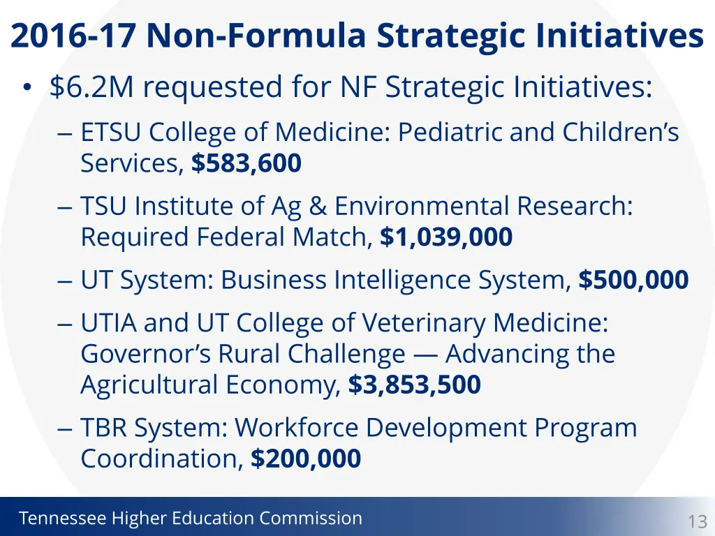 2016 17 non formula strategic initiatives