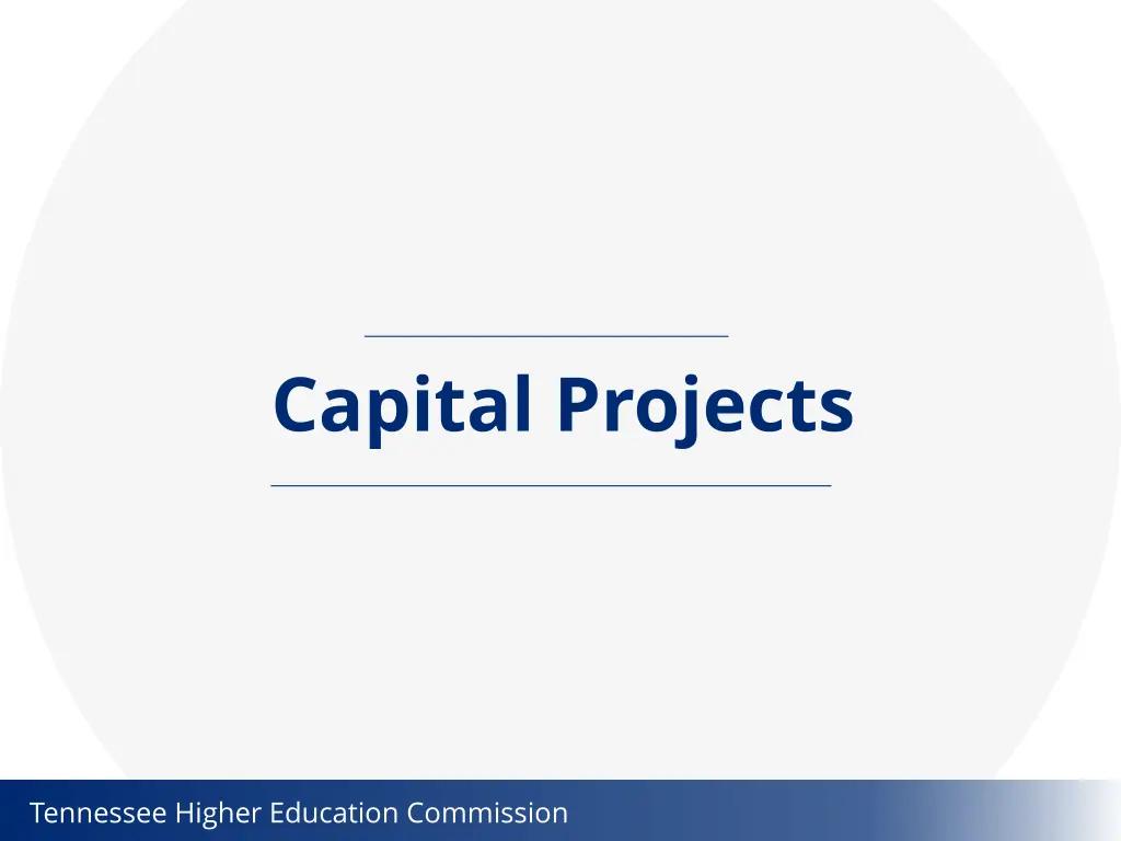 capital projects