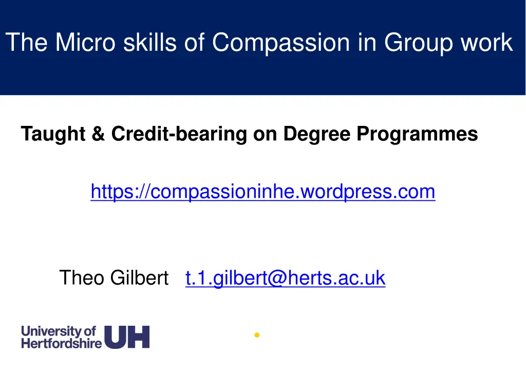 the micro skills of compassion in group work 1