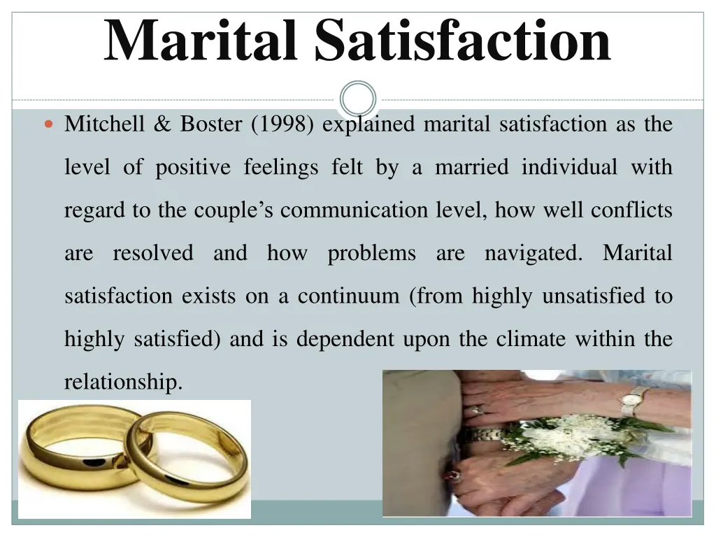 marital satisfaction