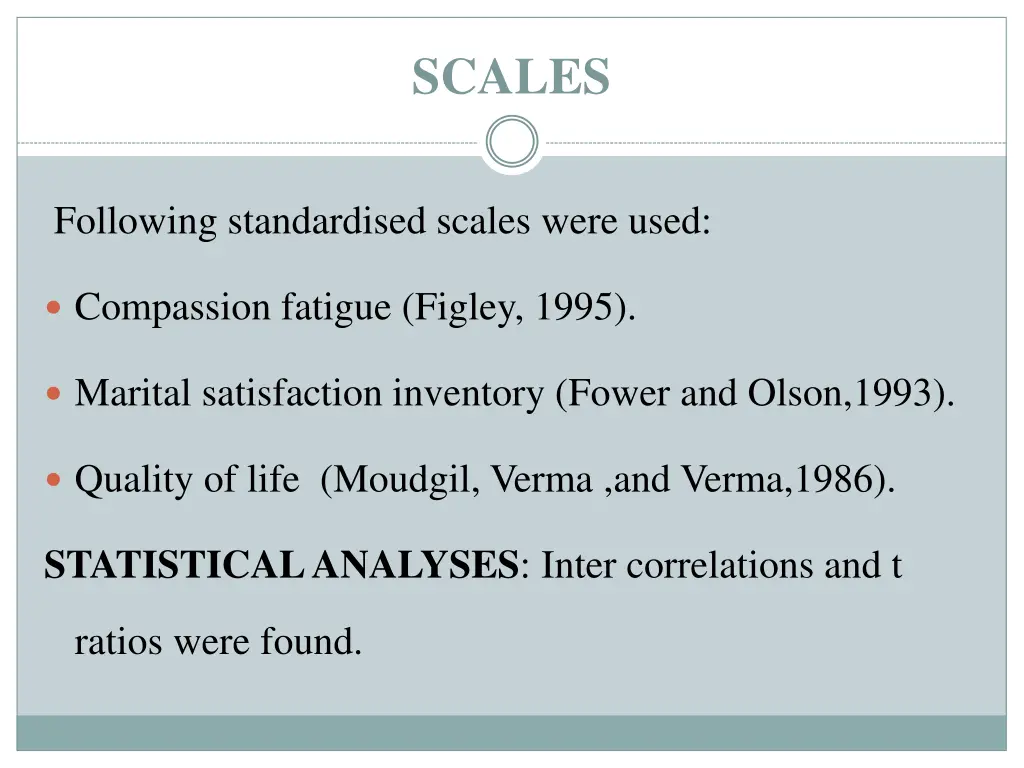 scales