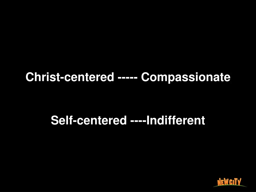 christ centered compassionate