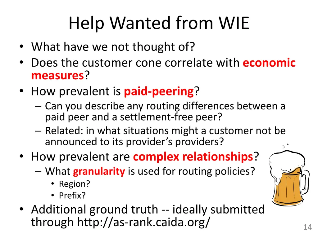 help wanted from wie what have we not thought