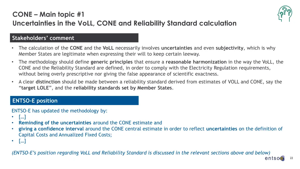 cone main topic 1 uncertainties in the voll cone