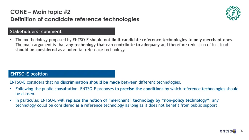 cone main topic 2 definition of candidate