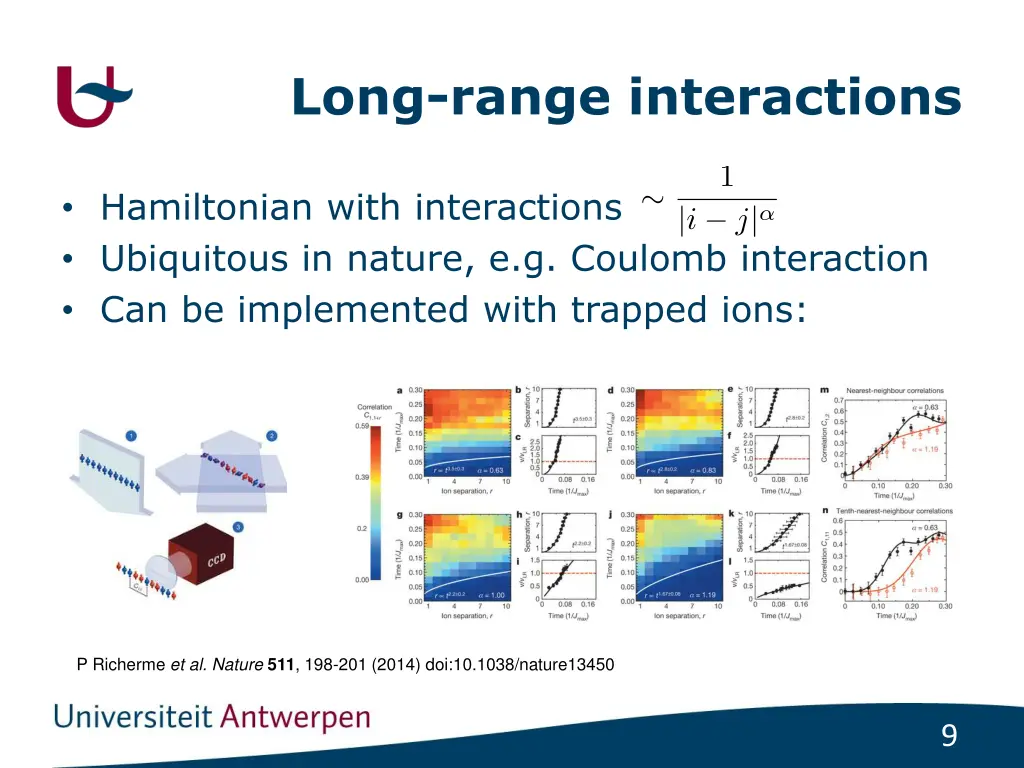 long range interactions