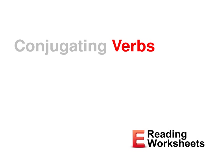 conjugating verbs