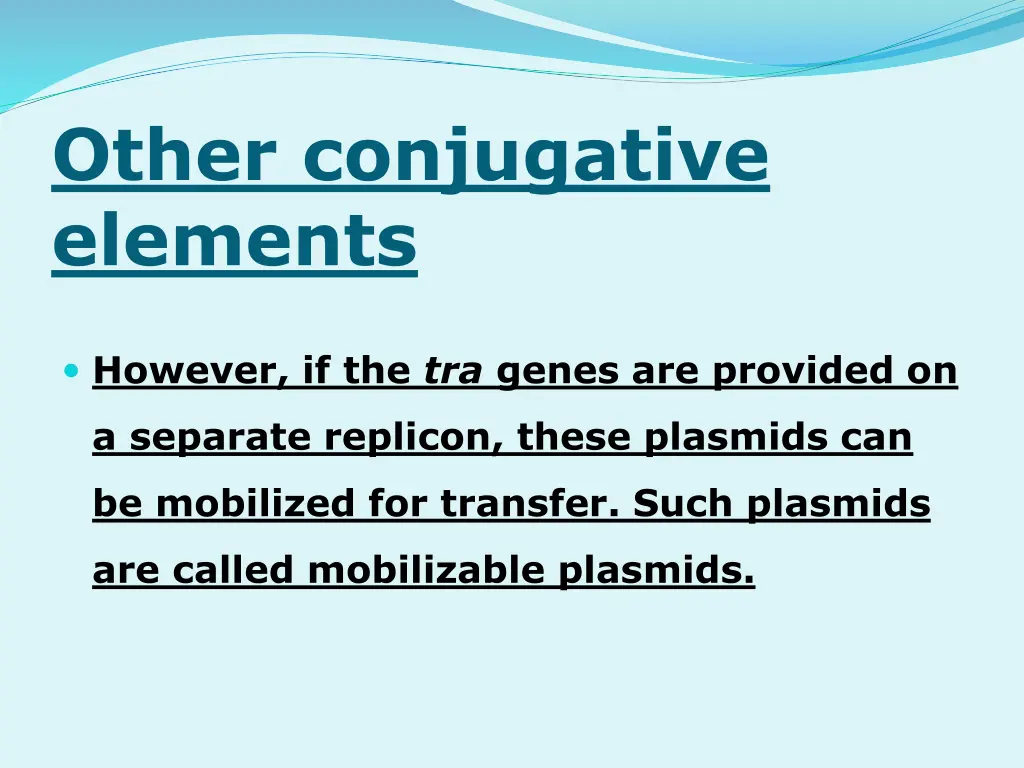 other conjugative elements 1