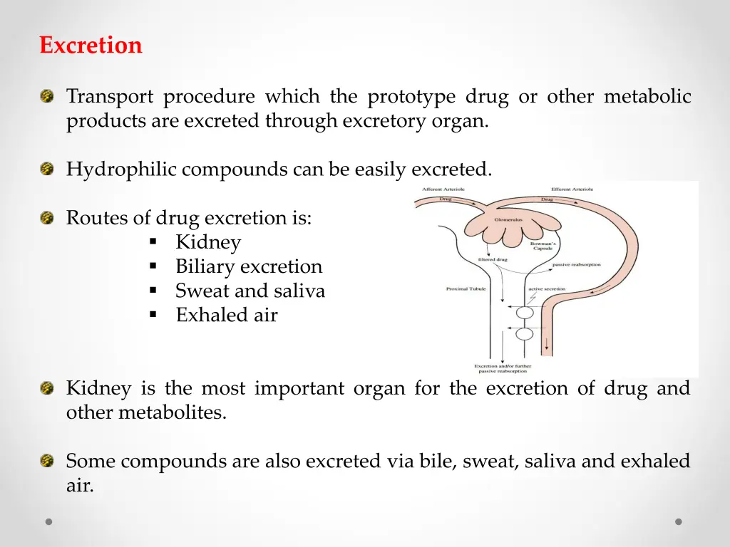 excretion