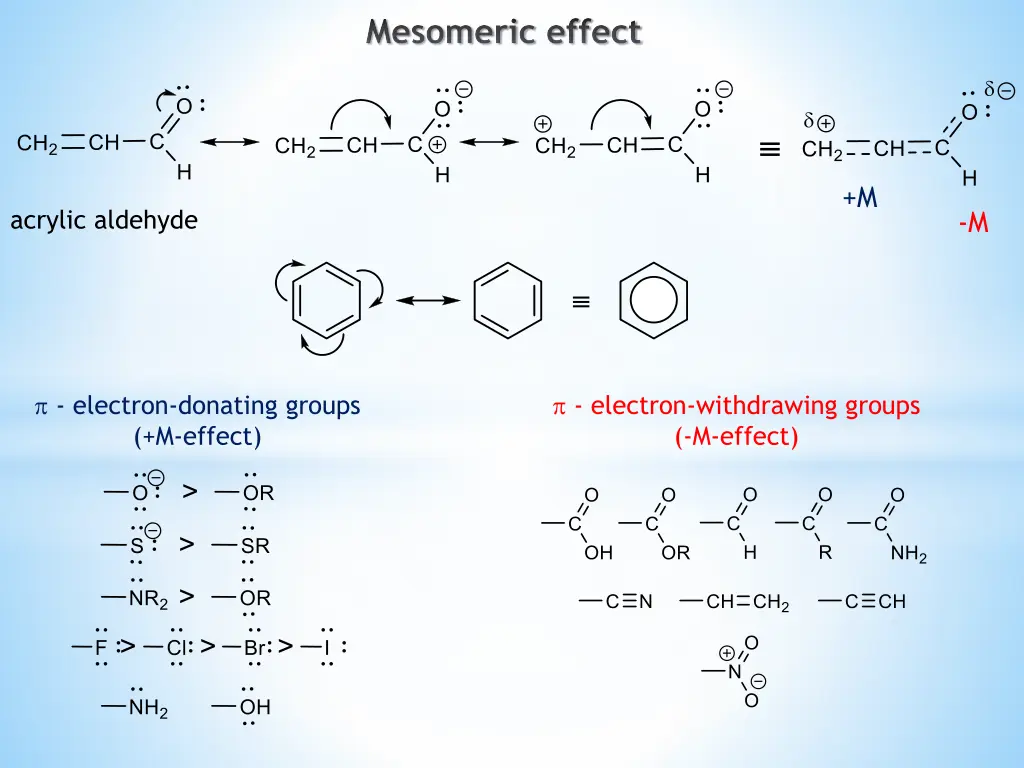 mesomeric effect 2