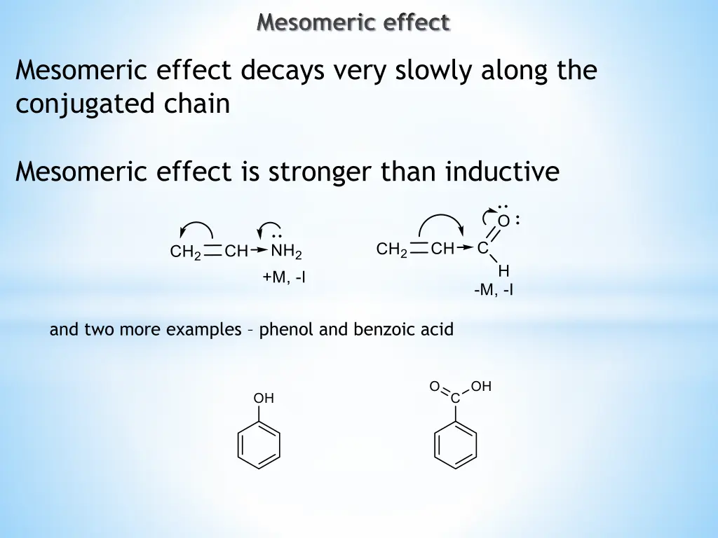 mesomeric effect 3