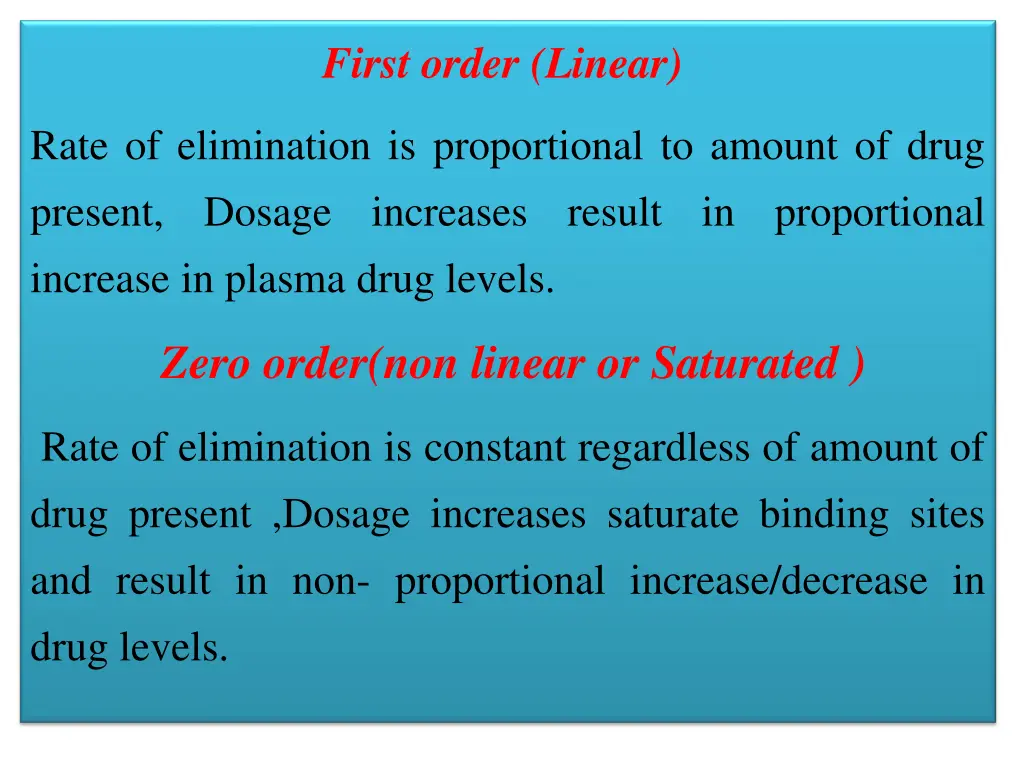 first order linear