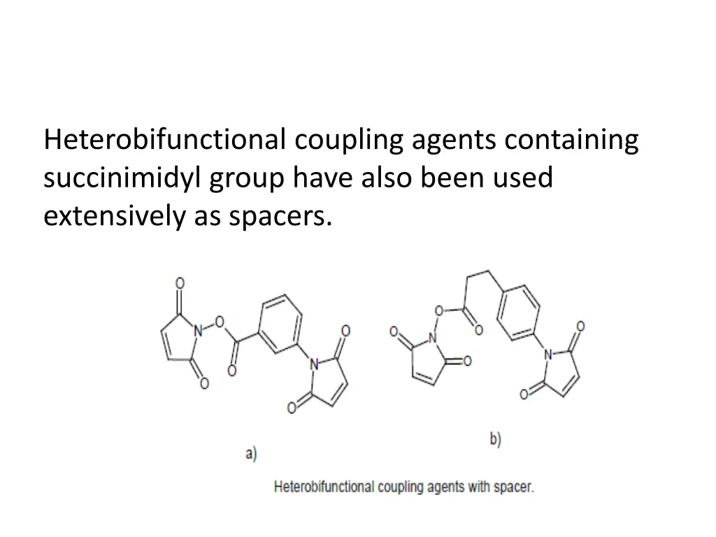 heterobifunctional coupling agents containing