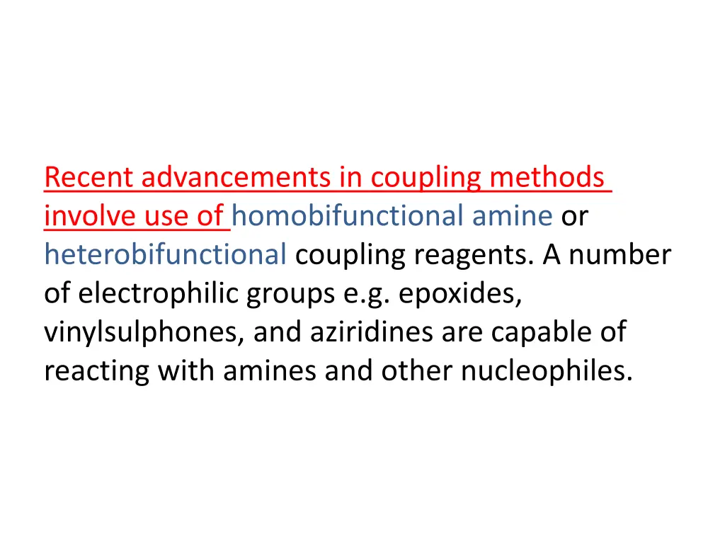 recent advancements in coupling methods involve