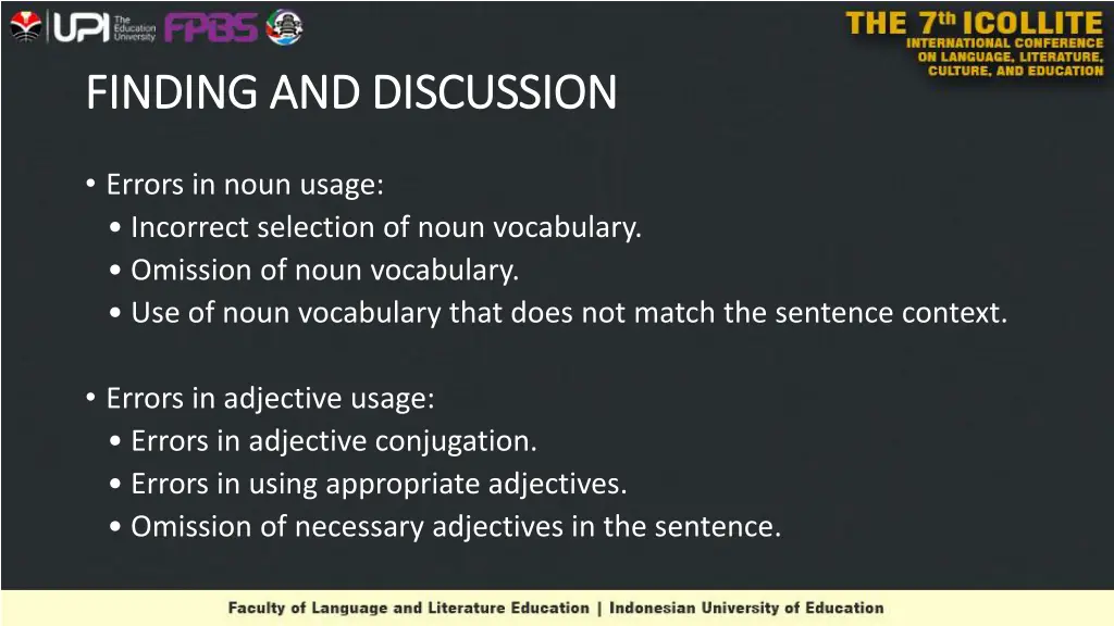 finding and discussion finding and discussion