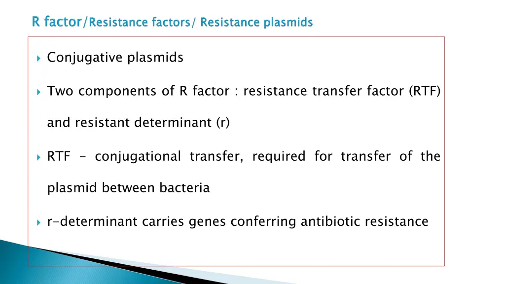 conjugative plasmids