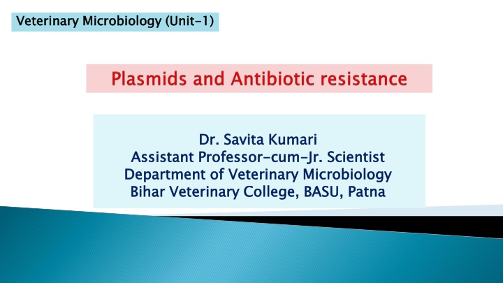 veterinary microbiology unit