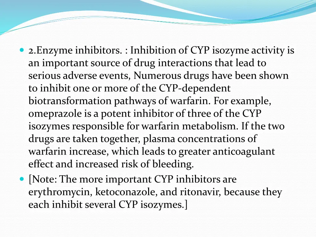 2 enzyme inhibitors inhibition