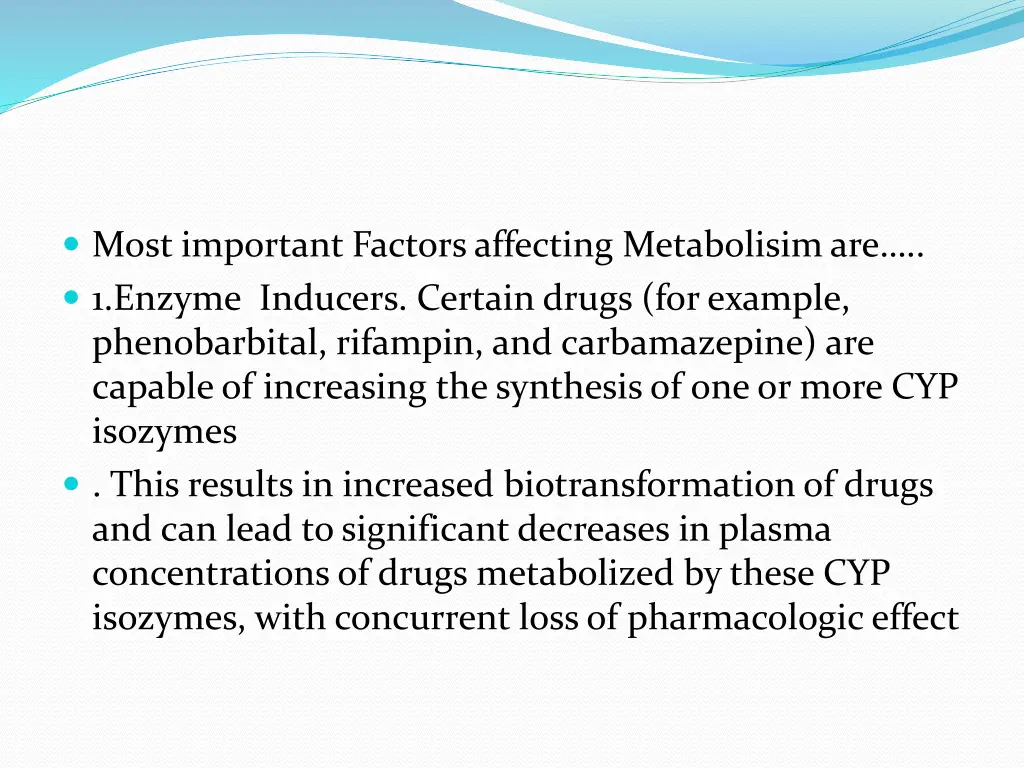 most important factors affecting metabolisim