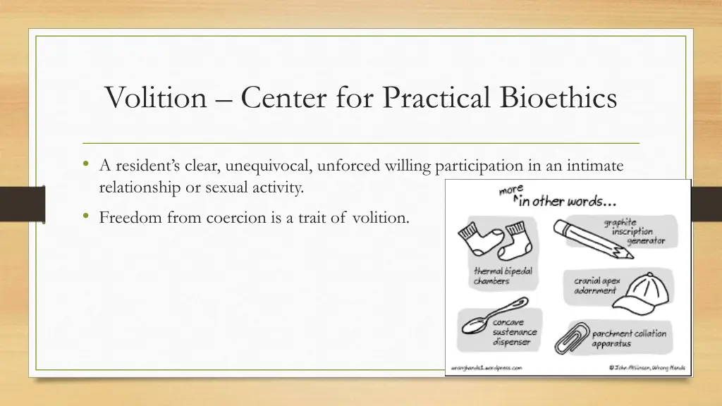 volition center for practical bioethics