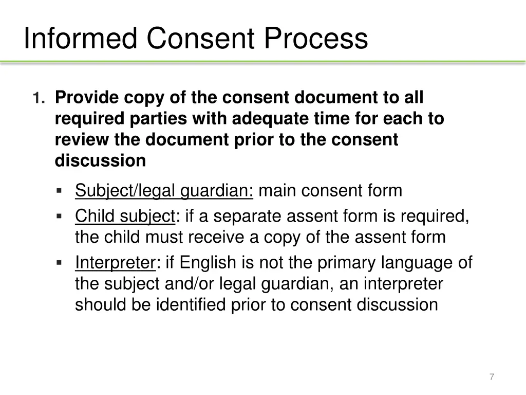 informed consent process 1