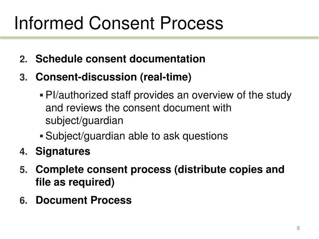 informed consent process 2