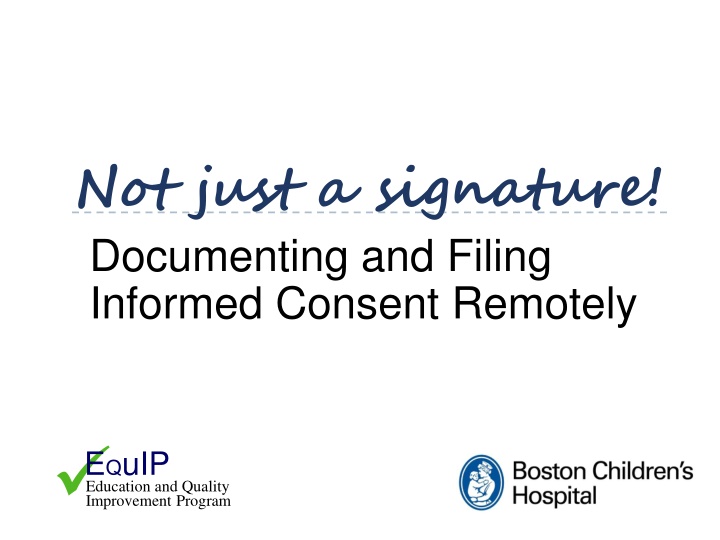 not just a signature documenting and filing